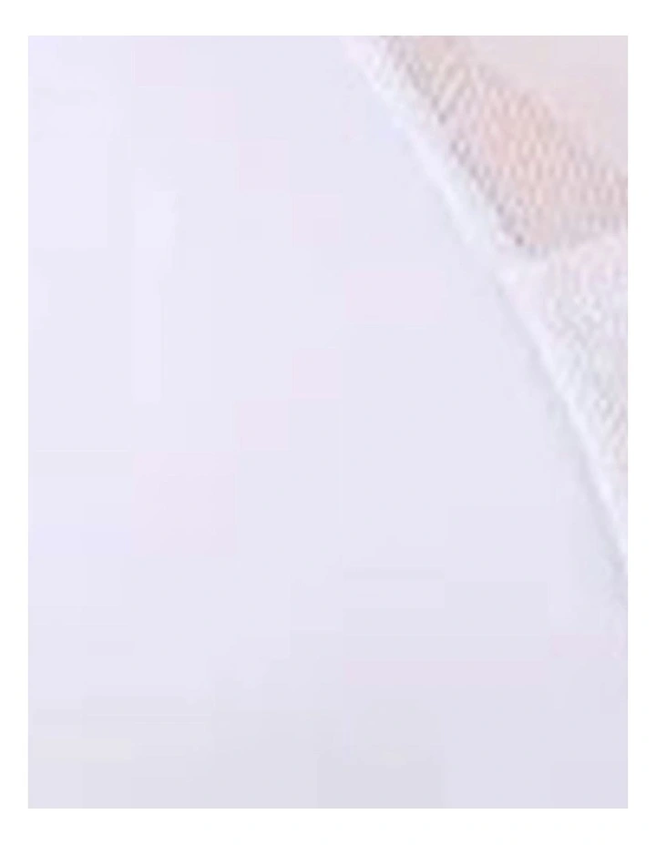 Magical Light & Natural Wireless Push Up Bra in White image 6