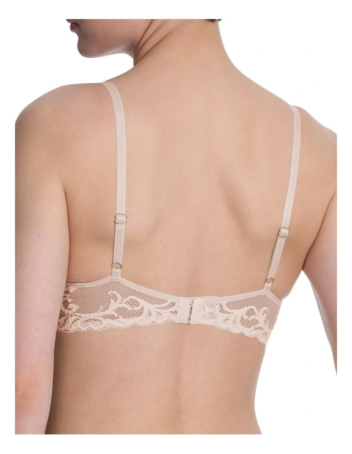 Feathers Lightly Padded Wired Plunge Bra in Cosmetic image 2