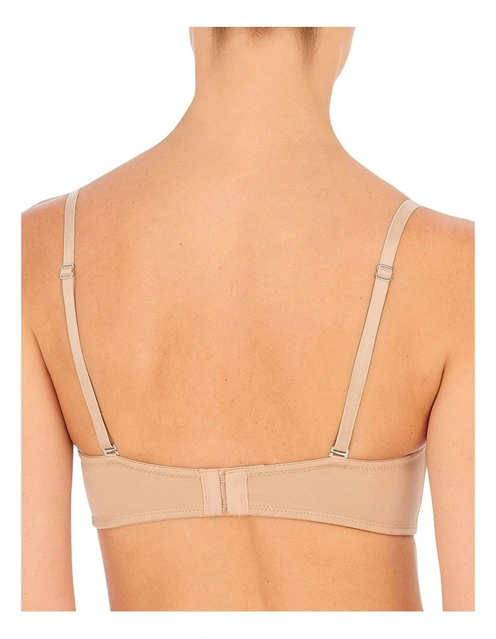 Reflex Convertible-to-Strapless Wired Push Up Bandeau Bra in Beige image 4