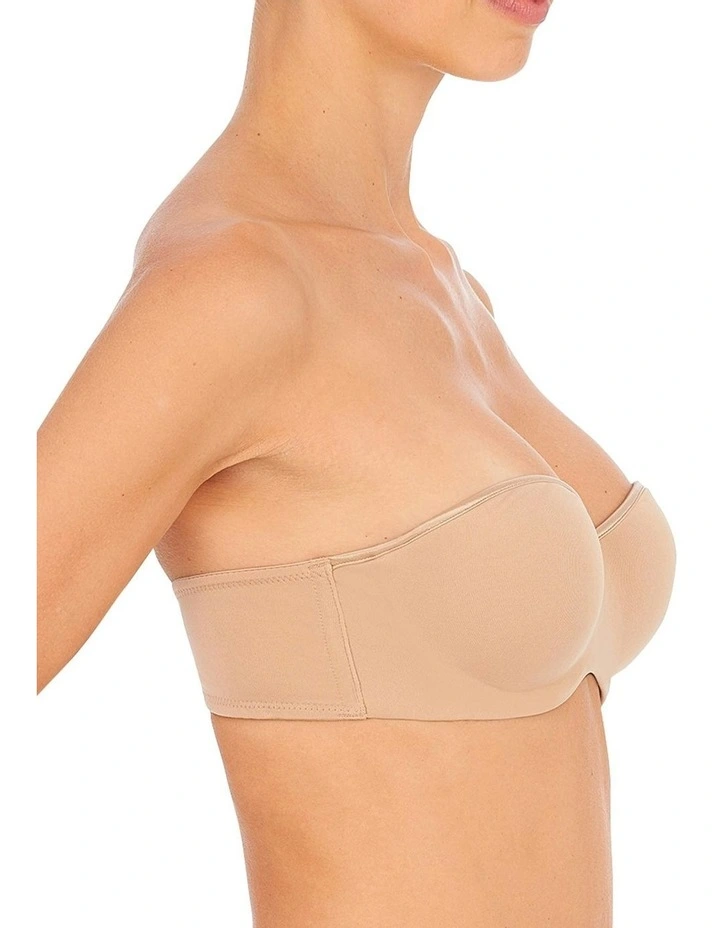 Reflex Convertible-to-Strapless Wired Push Up Bandeau Bra in Beige image 5
