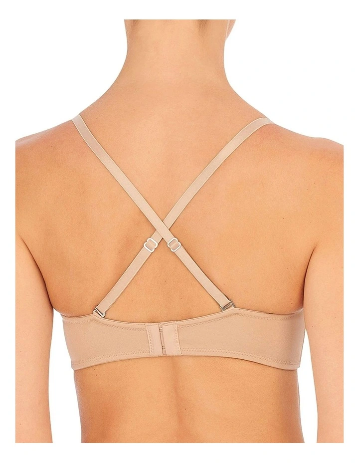 Reflex Convertible-to-Strapless Wired Push Up Bandeau Bra in Beige image 6