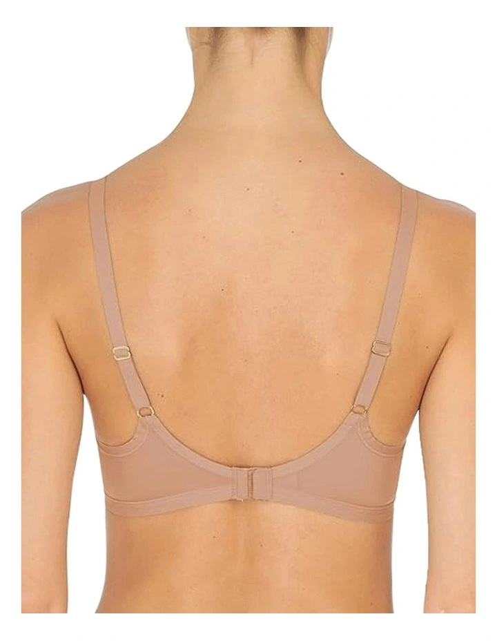 Refined Wired Contour T-shirt Bra With Lace in Brown image 2