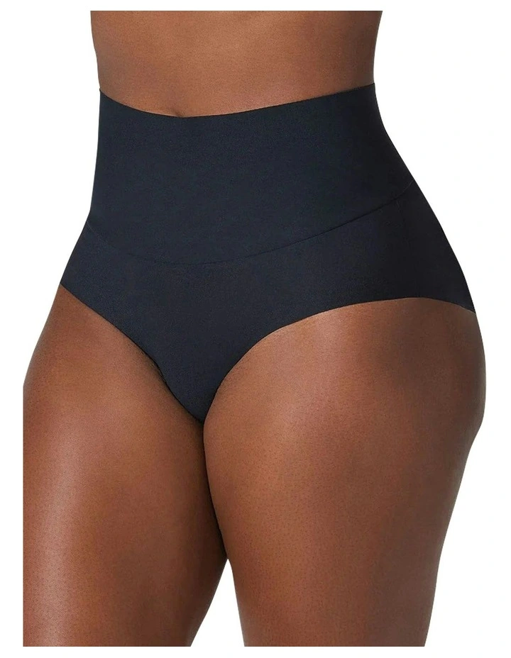 FusedContour No Show Firm Control Shaping Brief in Black image 4