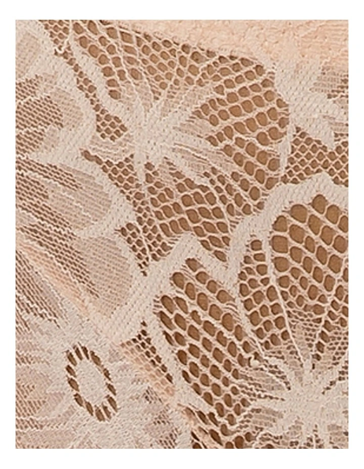 Luxlacy High Cut Lace Brief in Dessert Flower image 5
