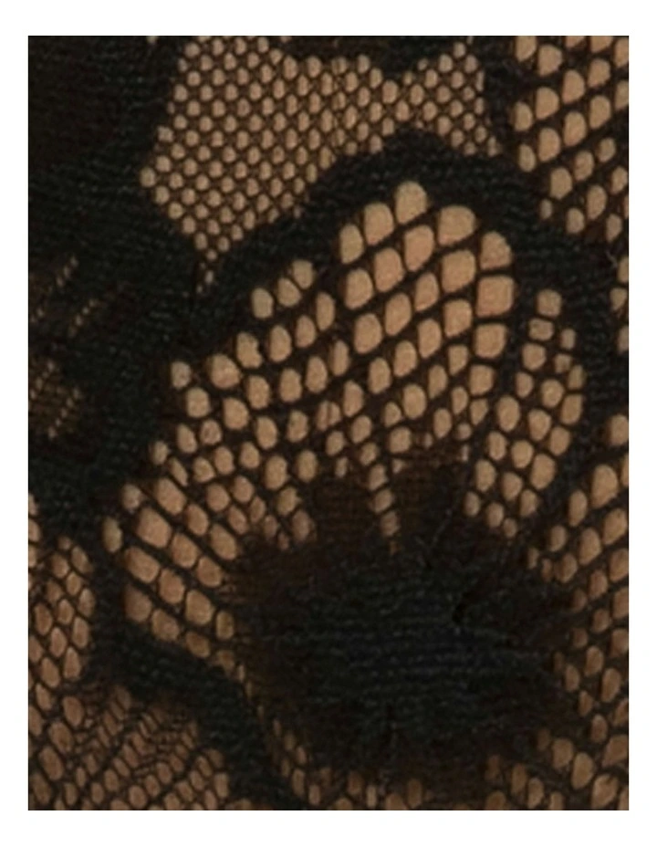 Luxlacy High Cut Lace Brief in Black image 5