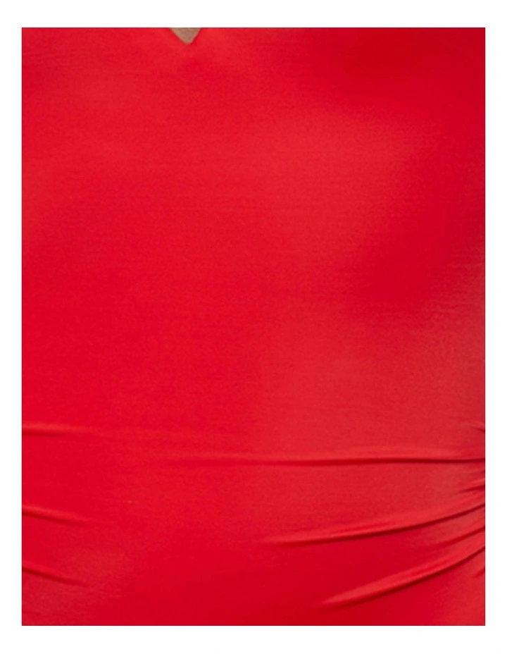Razzle Dazzle Antheia Plunge Underwired Shaping Swimsuit in Poppy image 7