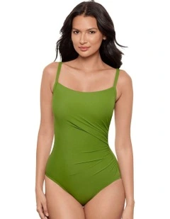 Rock Solid Starr Underwired One Piece Shaping Swimsuit in Sweet Pea