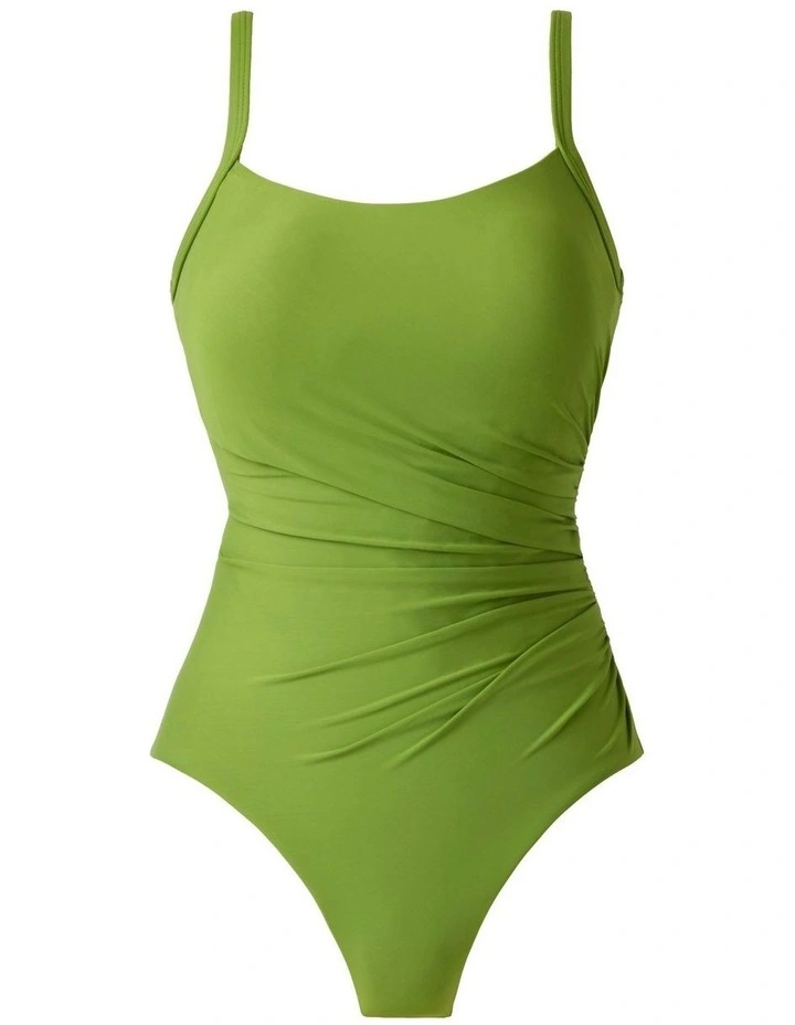 Rock Solid Starr Underwired One Piece Shaping Swimsuit in Sweet Pea image 6