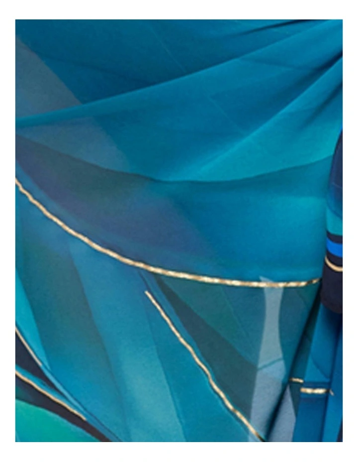 Maldiva Sarong Beach Coverup in Blue image 7