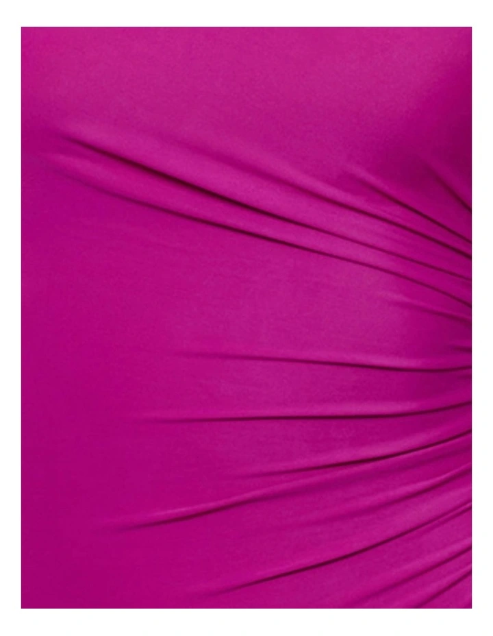 Rock Solid Europa Asymmetric Underwire Shaping Swimsuit in Pink image 7
