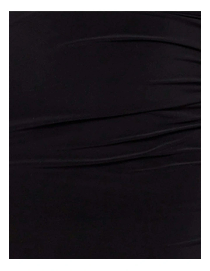 Bali Blouse Top Midi Shaping Dress in Black image 6