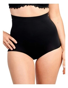 Perfect Touch Seamless Ultra High Waist Shaping Brief in Black