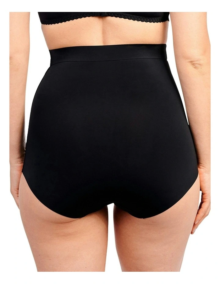 Perfect Touch Seamless Ultra High Waist Shaping Brief in Black image 2