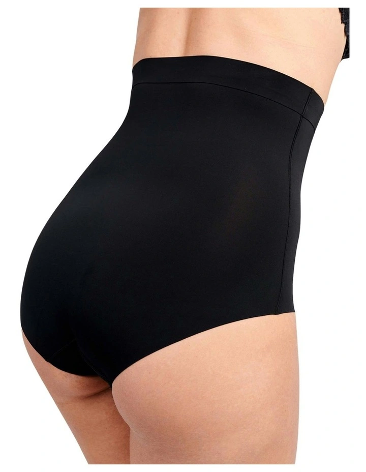 Perfect Touch Seamless Ultra High Waist Shaping Brief in Black image 3