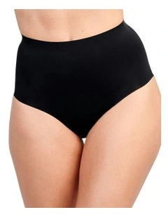 Perfect Touch Seamless High Waist Shaping Brief in Black