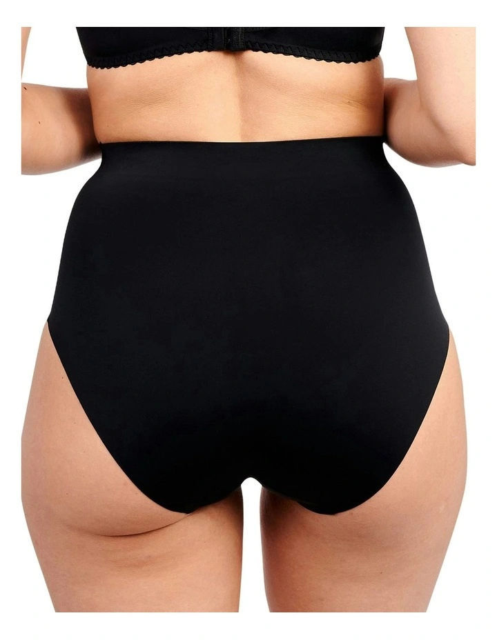 Perfect Touch Seamless High Waist Shaping Brief in Black image 2