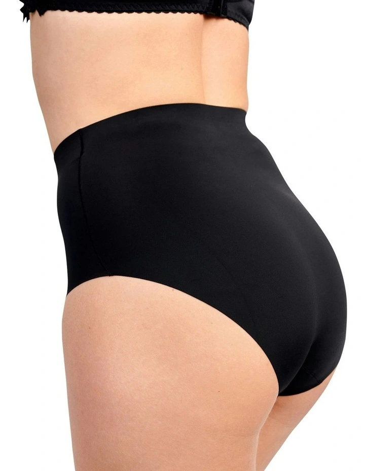 Perfect Touch Seamless High Waist Shaping Brief in Black image 4