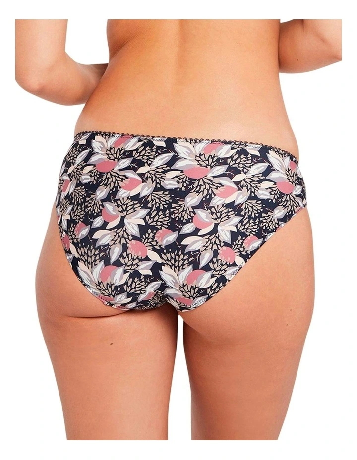 Ariane Fantaisy Microfibre And Lace Bikini Brief in Blue image 2