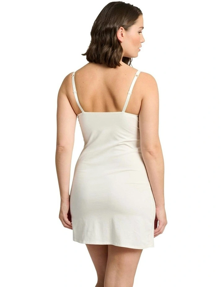 New Cafaclin Organic Cotton Nursing Nightie in White image 2