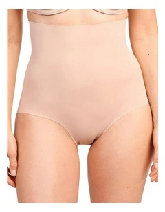Perfect Touch Seamless Ultra High Waist Shaping Brief in Beige