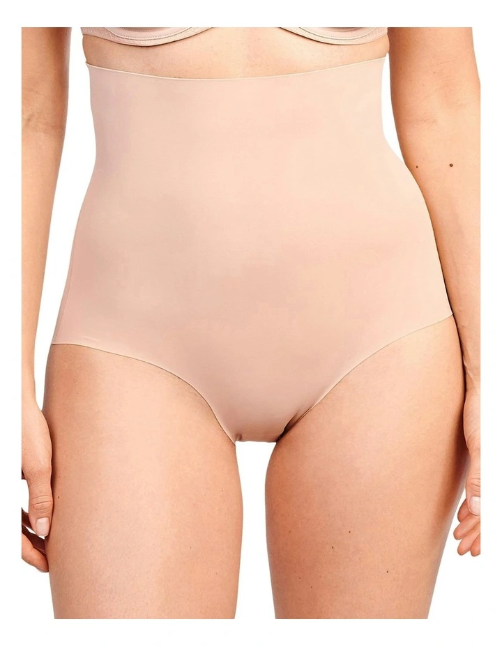 Perfect Touch Seamless Ultra High Waist Shaping Brief in Beige image 1