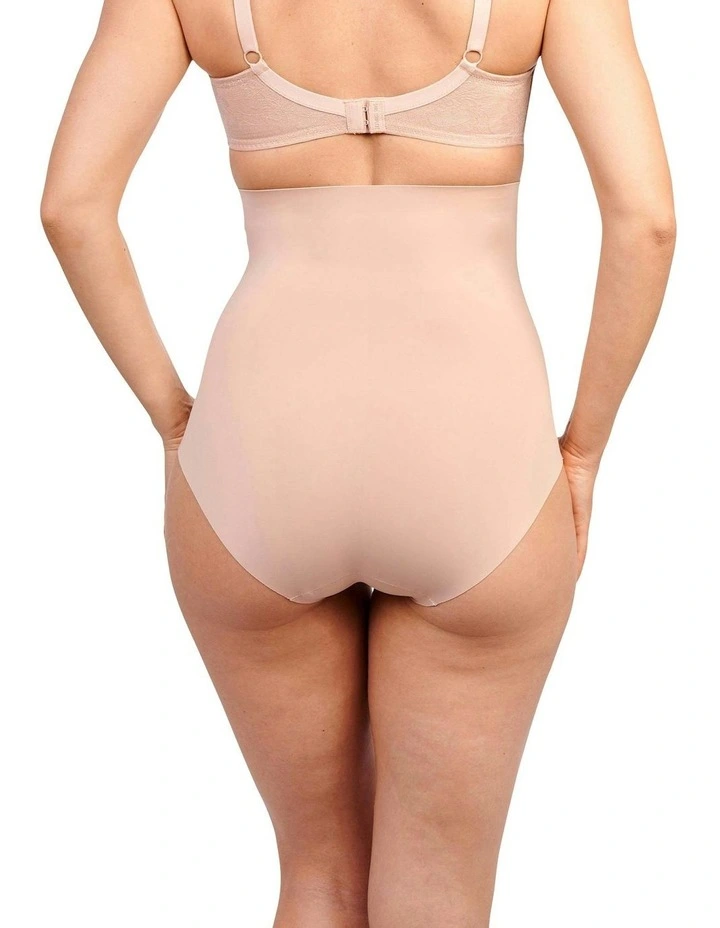 Perfect Touch Seamless Ultra High Waist Shaping Brief in Beige image 2
