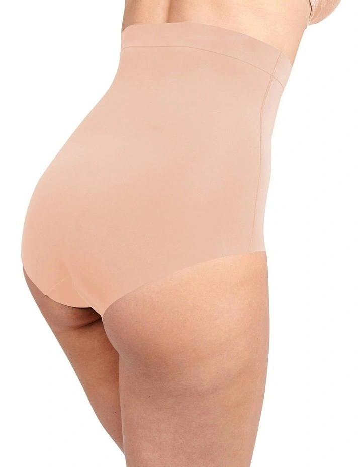 Perfect Touch Seamless Ultra High Waist Shaping Brief in Beige image 6