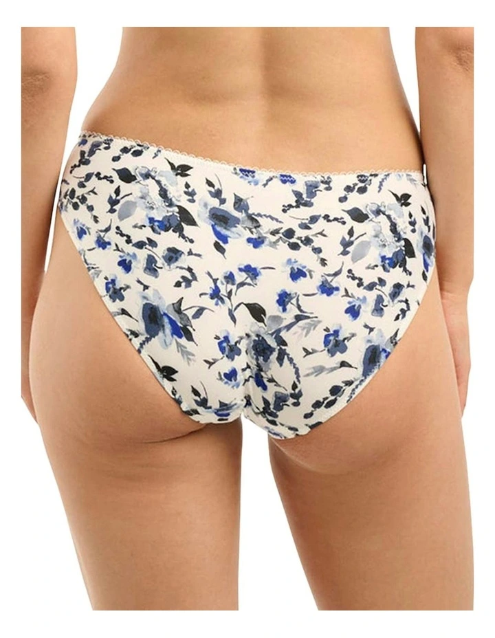 Ariane Fantaisy Microfibre and Lace Bikini Brief in Beige image 2