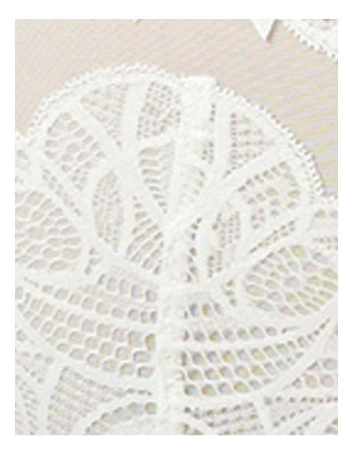 Ariane Lace Brazilian Cut Brief in Ivory image 6