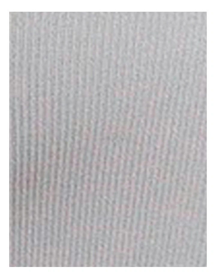 Agathe Ribbed Lace Trim Classic Brief in Grey image 7