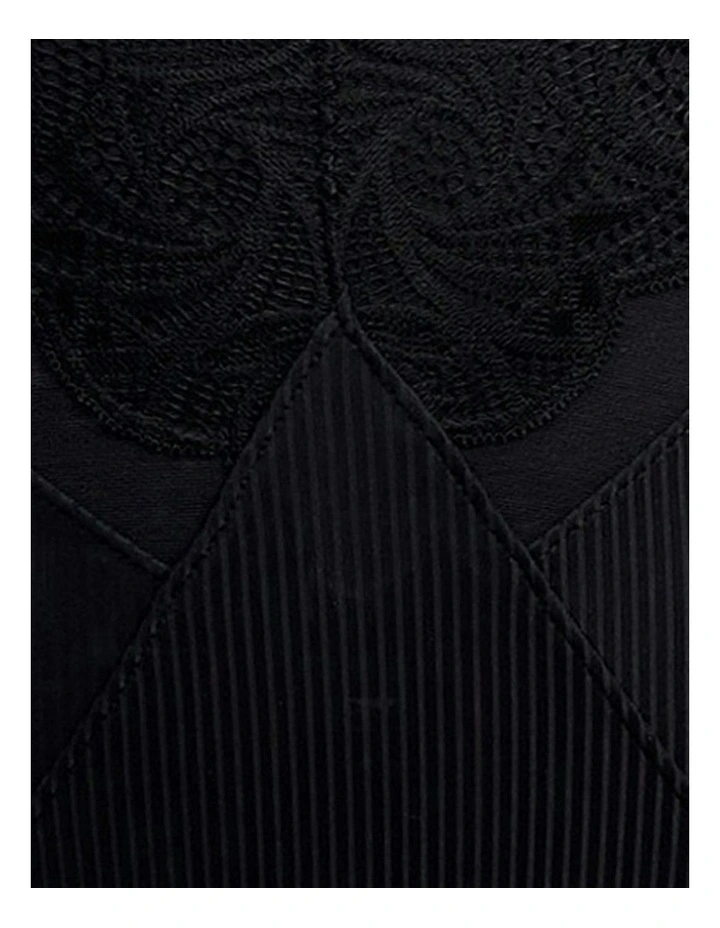 Ariane Essential Ribbed Microfibre High Waist Shaping Brief in Black image 7