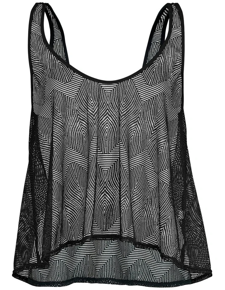 Thelma Sheer Lace Lingerie & Lounge Top in Black image 6