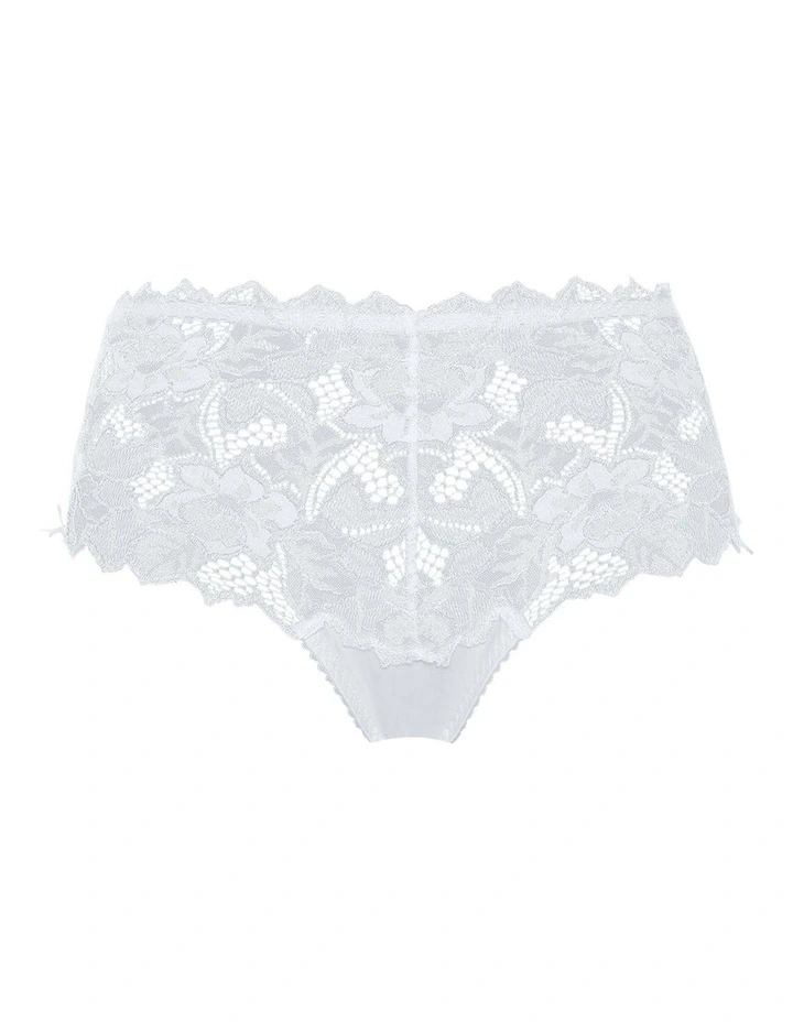 Arum Mid-Rise Lace Brief in White image 5