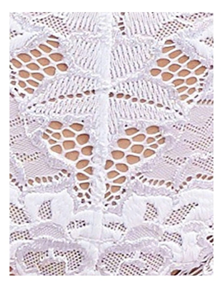 Arum Mid-Rise Lace Brief in White image 6