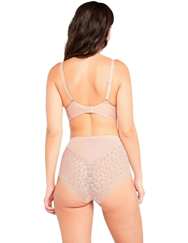 Perfect Curves High Waist Lace Shaping Brief in Blush image 4