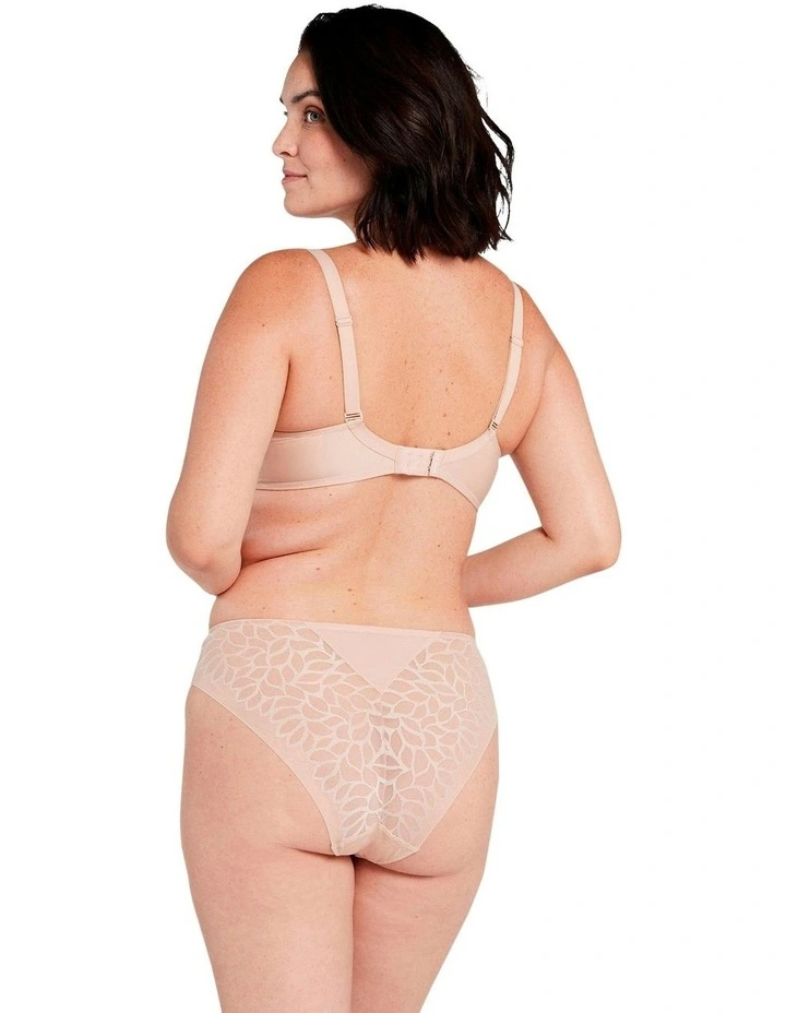 Perfect Curves Smooth Lace Bikini Brief in Blush image 5