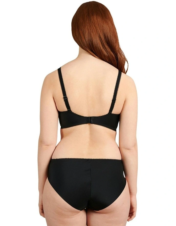 Ariane Classic Lace & Microfiber Brief in Black image 5