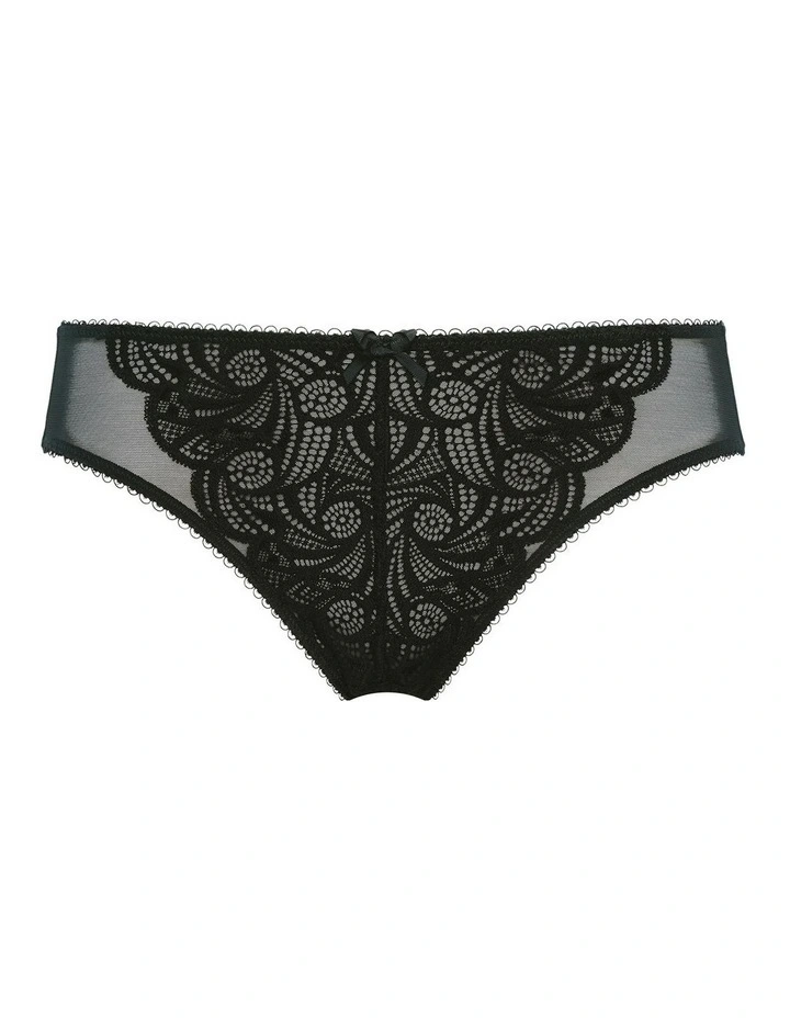 Ariane Classic Lace & Microfiber Brief in Black image 6