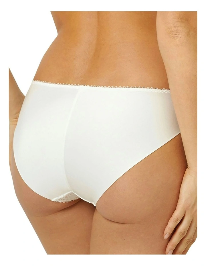 Ariane Classic Lace & Microfiber Brief in Ivory image 2