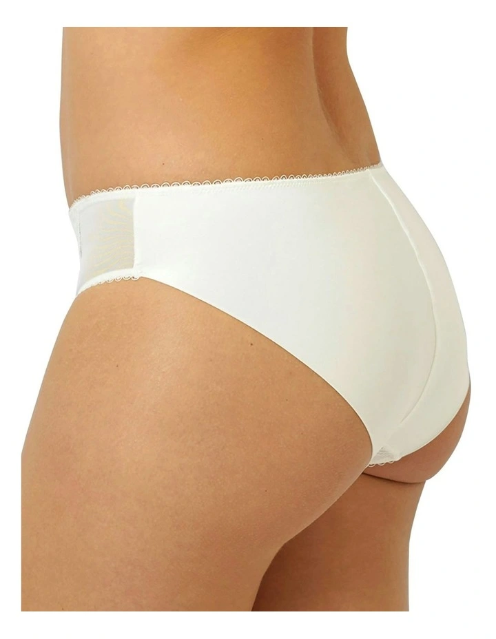 Ariane Classic Lace & Microfiber Brief in Ivory image 5