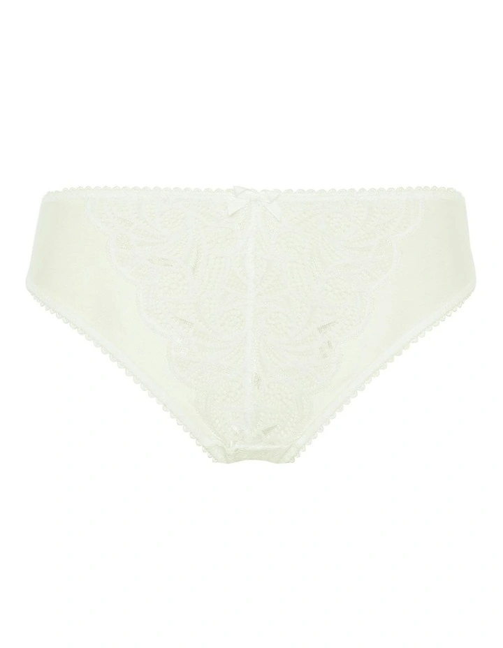Ariane Classic Lace & Microfiber Brief in Ivory image 6