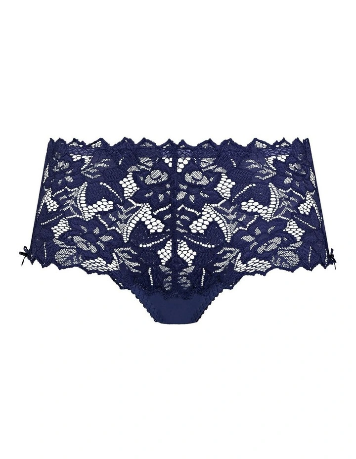 Arum Mid-Rise Lace Brief in Blue Ribbon image 7