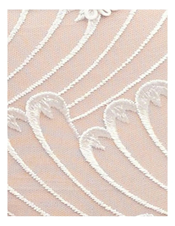 Narcisse Plus Size Classic Brief with Embroidery in Ivory image 7