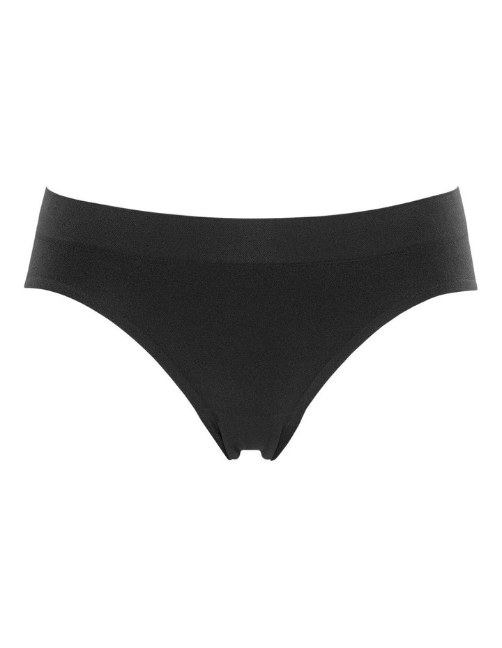 So Confort Seamless Plus Size Brief in Black image 5