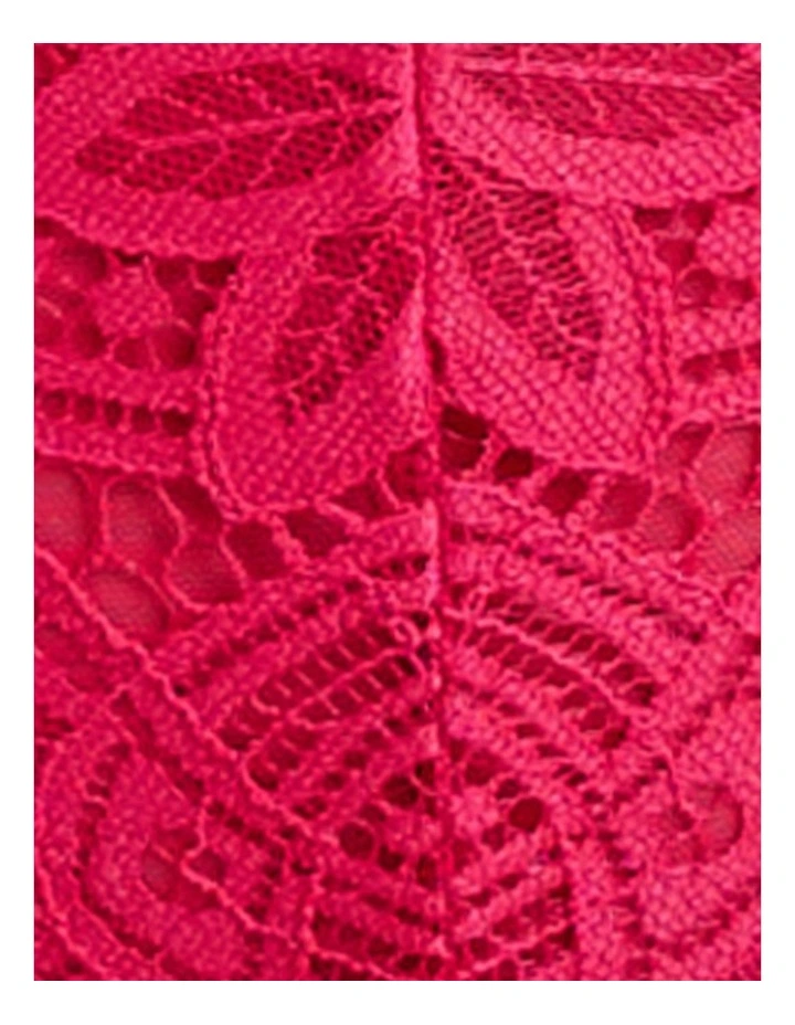 Attirance Low Rise Mesh And Lace Thong in Jester Red image 7
