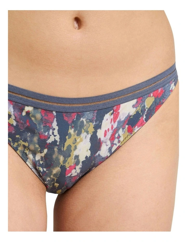Lara Microfibre High Leg Hipster Briefs in Grey image 3
