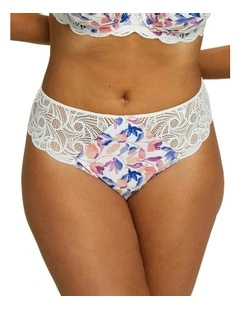 Ariane Fantaisy Microfibre & Lace Bikini Brief in Floral