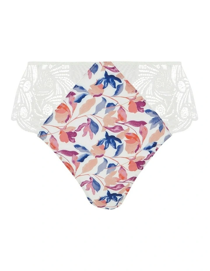 Ariane Fantaisy Microfibre & Lace Bikini Brief in Floral image 6
