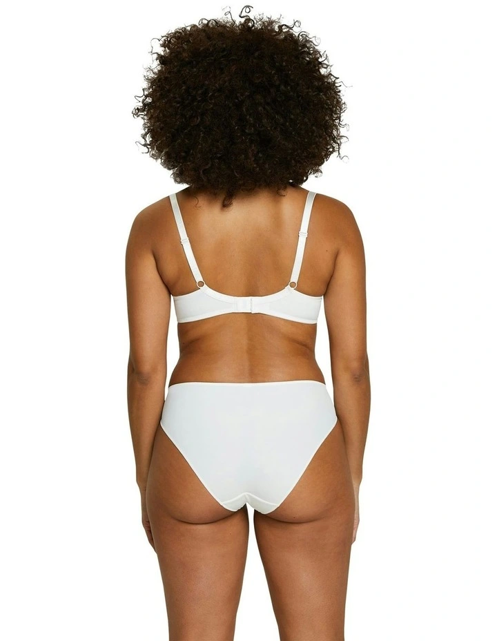 Suzie French Cut Microfibre & Lace Brief in Ivory image 5