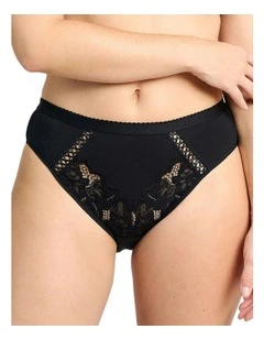Cotton D'Arum Organic Cotton Brief in Black
